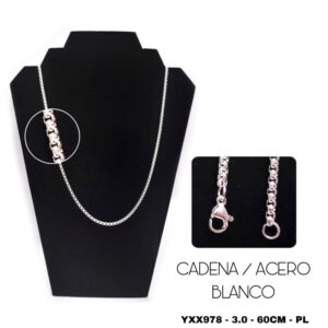 CADENA ACERO BLANCO